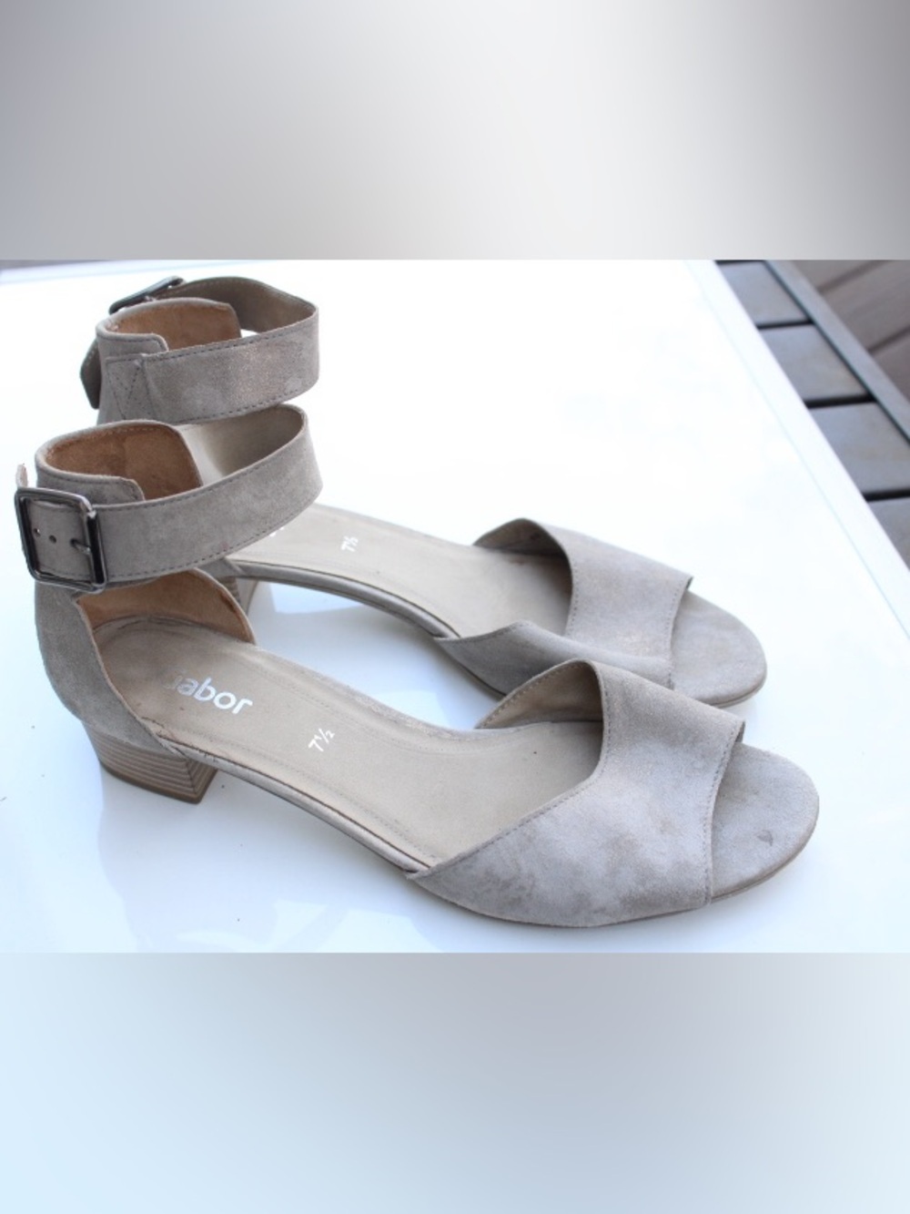 Gabor ankle strap sandals
